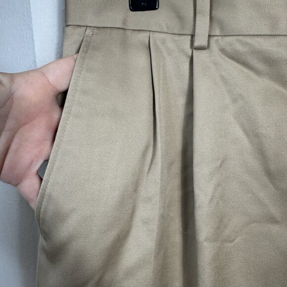 Lands End Men's Traditional Fit Cotton Twill Khaki Pants‎ Size 33x32 - Picture 3 of 7